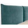 Contemporary Bumped Queen/King Storage Bed with Premium Fabric...