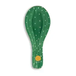 Poggiacucchiaio in Ceramica a Forma di Cactus Excelsa, Verde...