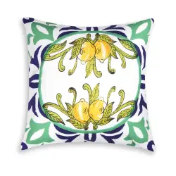 Cushion Decora-tive Square with Zipper Closure in Cotton Fabric...