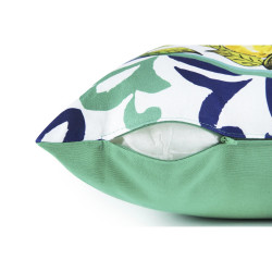 Coussin Décoratif carré avec Fermeture à Glissière en Tissu de...
