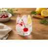 Set de 6 vasos de vidrio soplado transparente | A prueba de...