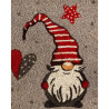 Tapis d'entrée Excelsa Gnomo 60x40 cm Multicolore en Fibres de...