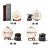 Frasi Ricamate 10cm Fatte a Mano in Cotone Stile Lettere...