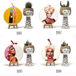 Moderne cousine brodée main en coton - Thème queer de 15 cm pour...