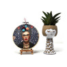Modern Cotton Embroidery Art - Frida Kahlo Portrait 10/15cm...