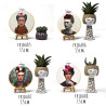Moderna Kunst sticken - Frida Kahlo-Porträt 10/15 cm, Geburtstags-...