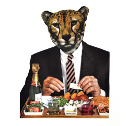 Prezzo Speciale Stampe Collage Moderne di Animali A4 21x29,7cm -...