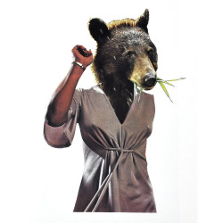 Prezzo Speciale Stampe Collage Moderne di Animali A4 21x29,7cm -...