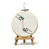 Wall Tapestry Cotton Handmade embroidered by Paparesta Design