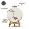 Wall Tapestry Cotton Handmade embroidered by Paparesta Design