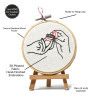 Artistic Cotton Jewelry Box with Paparesta Exclusive Design...