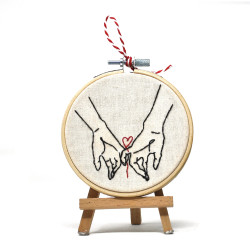 Decorazione da Parete Artigianale in Cotone 'Promessa Sigillata'...