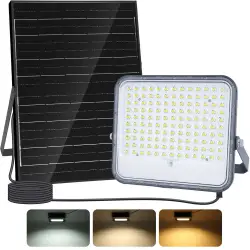 LED Flashlight 16000mAh with Remote Control, Integrated Solar...