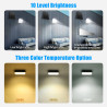 Faro LED de 16000 mAh con Control Remoto, Panel Solar y Batería de...