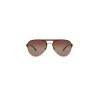 Eris Steel Unisex Fashion Square Frame Sunglasses with Transparent...