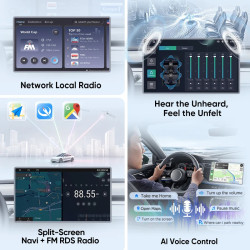 Autorradio Junsun Wireless CarPlay per Volkswagen Golf Mk6 (Typ...