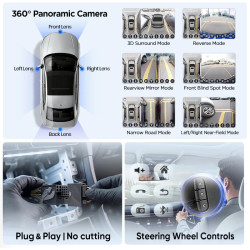 Autoradio Junsun Wireless CarPlay für Volkswagen Golf Mk6 (Typ...