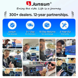 Autorradio Junsun Wireless CarPlay per Volkswagen Golf Mk6 (Typ...
