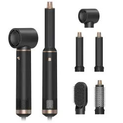 Plancha multifunción Styler 5 en 1, Secador de pelo con aire caliente