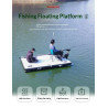 ELECVIVA Portable Folding Inflatable PVC Fishing Float Platform