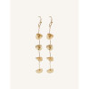 CUCOCUCA YXQ E281 Stainless Steel Cascading Discs Earrings