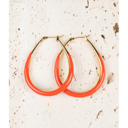 CUCO CUCA YXQ E01 Aquamarine Foam Stainless Steel Stud Earrings