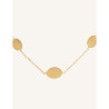 CUCOCUCA YXQ 61 Golden Stainless Steel Necklace - Lightweight & Skin-Friendly