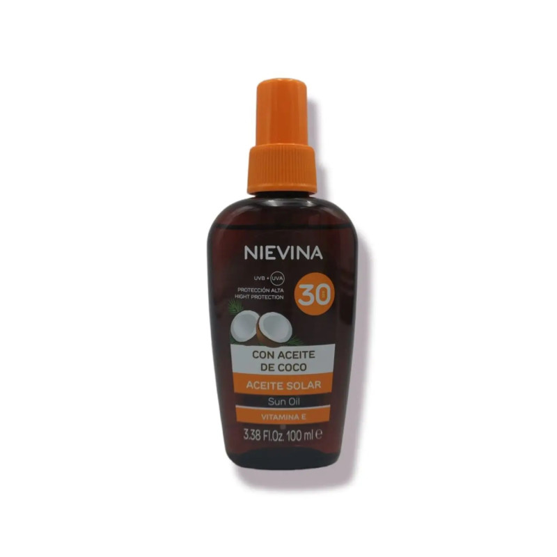 Nievina Coconut Oil Sunscreen SPF 30 Tanning Oil
