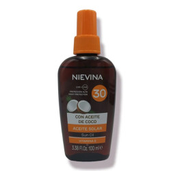 Nievina Coconut Oil Sunscreen SPF 30 Tanning Oil