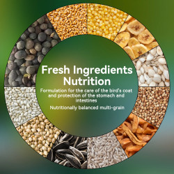 Nobleza Premium Bird Food for Parakeets - 500g Healthy & Tasty