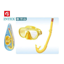 Polycarbonate Mask and Snorkel Set - Complete Diving Equipment