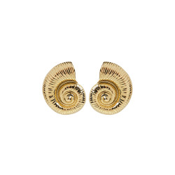 CUCOCUCA YHL E09 Golden Stainless Steel Stud Earrings Set