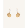 CUCOCUCA YXQ E438 Gold Plated Stainless Steel Drop Earrings