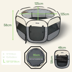 NOBLEZA Portable Dog Playpen - Foldable & Waterproof