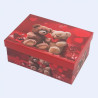 Party Love Rectangular Teddy Bear Boxes - 10 Piece Set