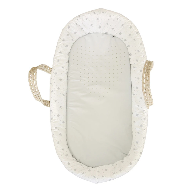 Naf Naf Stars White Nest Pet Bed with Mattress