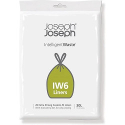 Joseph Joseph IW6 Large Disposable Trash Bag Transparent Biodegradable