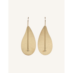 CUCOCUCA YXQ E241 Golden Stainless Steel Minimalist Earrings