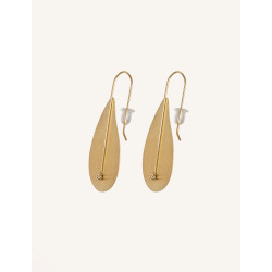 CUCOCUCA YXQ E241 Golden Stainless Steel Minimalist Earrings