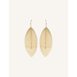 CUCOCUCA YXQ E264 Gold Plated Stainless Steel Drop Earrings