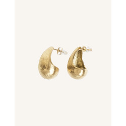 CUCOCUCA YOL E01 Golden Stainless Steel Stud Earrings