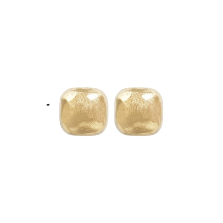 CUCOCUCA YXQ E317 Golden Stainless Steel Sophisticated Earrings