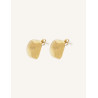 CUCOCUCA YXQ E317 Golden Stainless Steel Sophisticated Earrings
