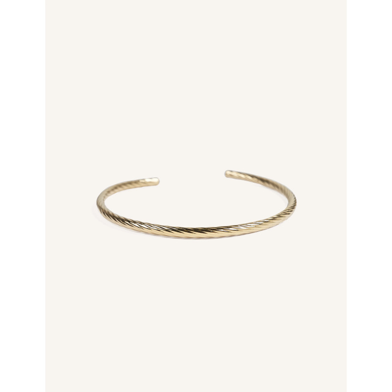 CUCOCUCA YHL 02 Adjustable Golden Stainless Steel Bracelet