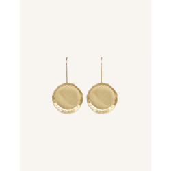 CUCO CUCA YXQ E280 Gold Plated Stainless Steel Stud Earrings