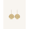CUCO CUCA YXQ E280 Golden Stainless Steel Stud Earrings