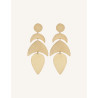 CUCOCUCA YXQ E288 Gold Plated Stainless Steel Stud Earrings