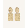 CUCOCUCA YXQ E289 Stainless Steel Gold Plated Stud Earrings