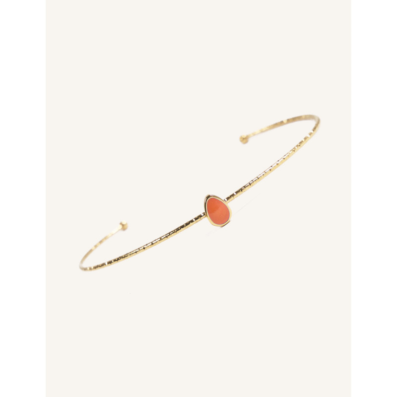 CUCOCUCA YXQ B05 Ocean Wave Stainless Steel Enamel Bangles