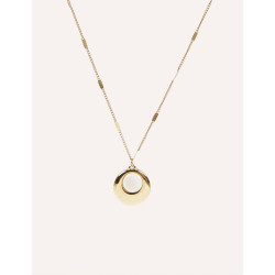 CUCOCUCA YXQ 29 Fine Beaded Agate Necklace with Stainless Steel